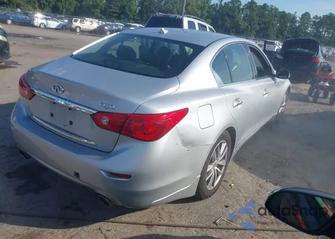 2014 Infiniti Q50 Premium из США, поврежденный, VIN JN1BV7AR1EM688352